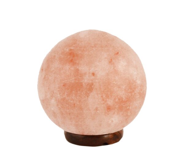 Lampada di Sale Rosa Himalaya Sfera Grande BiciBio Bioprofumeria