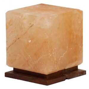 Lampada di Sale Himalayano Cubo BiciBio Bioprofumeria