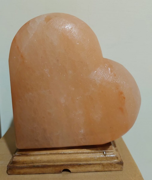Lampada di Sale Himalaya Cuore Piccolo BiciBio Bioprofumeria