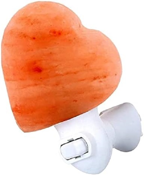 Lampada di sale Luce Notturna a Cuore BiciBio Bioprofumeria