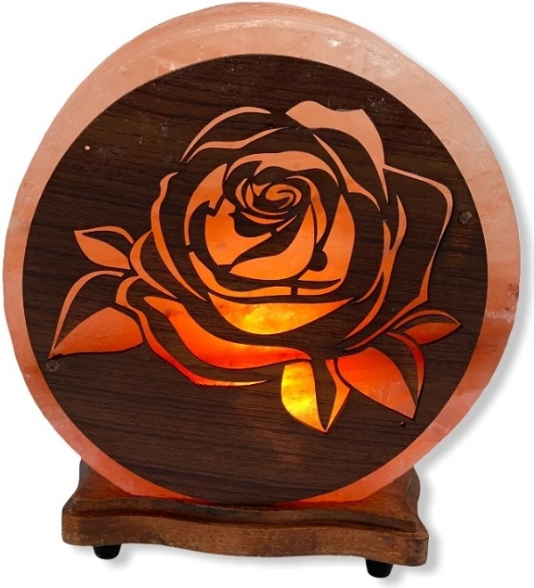 Lampade di Sale Himalayano Modello Rosa BiciBio Bioprofumeria