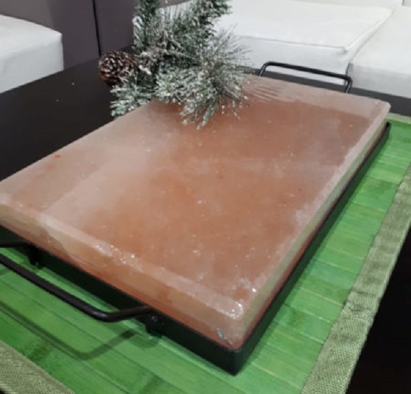 Supporto per Piastra di Cottura in Sale Rosa Himalayano BiciBio