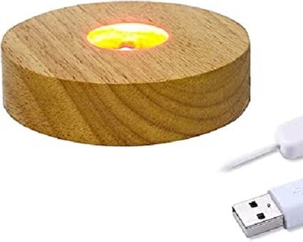 Base di Ricambio per Lampada di Sale Himalaya USB – Luce LED con Cavo USB