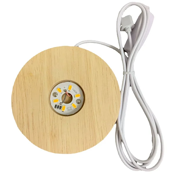 Base di Ricambio per Lampada di Sale Himalaya USB – Luce LED con Cavo USB