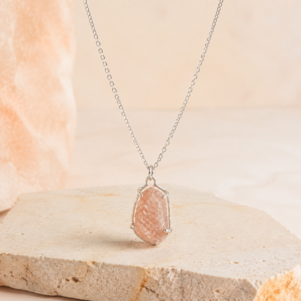 Collana Artigianale in Sale Rosa Himalayano | BiciBio Bioprofumeria Palermo