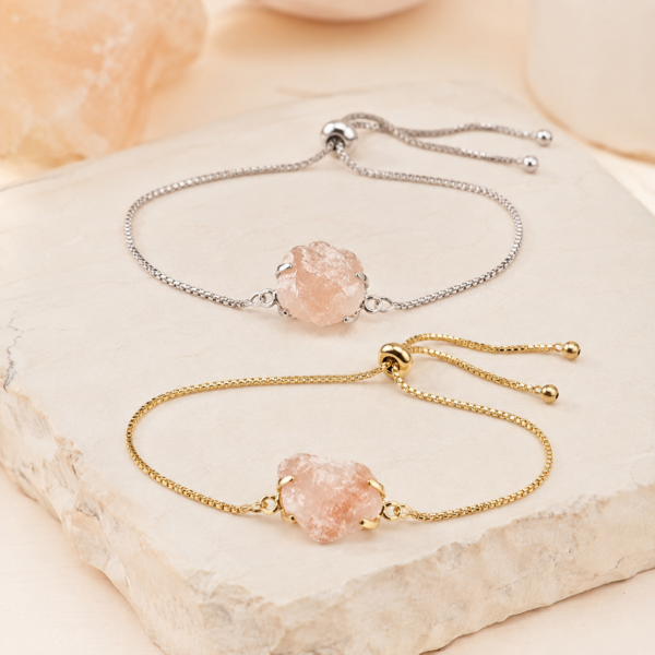 Bracciale Artigianale in Sale Rosa Himalayano | BiciBio Bioprofumeria Palermo