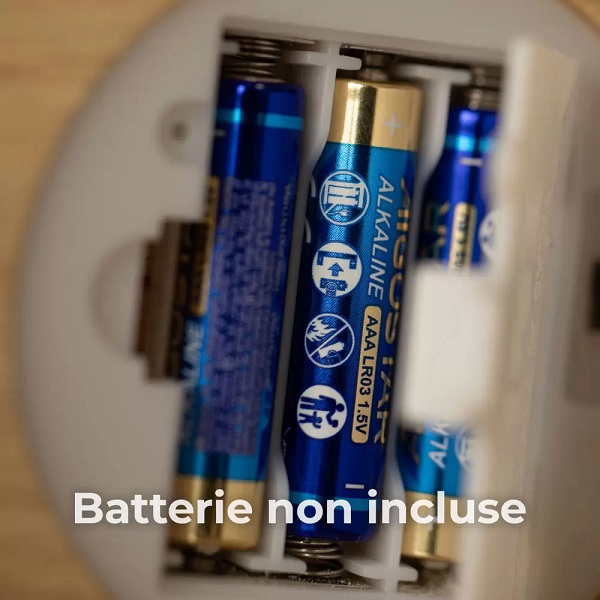 Lampada di Sale Himalayano Angelo LED RGB a Batteria Naturale Palermo