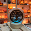 Lampada di Sale Himalayano Albero della Vita a Batteria LED – Luce Naturale Relax