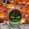 Lampada di Sale Himalayano Albero della Vita a Batteria LED – Luce Naturale Relax
