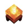 Lampada di Sale Himalaya Cubo su Legno BiciBio Bioprofumeria