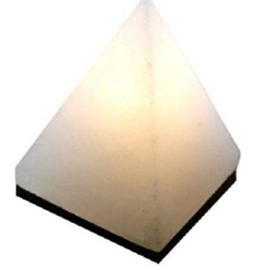 Lampada di Sale Bianco Himalaya Piramide BiciBio Bioprofumeria