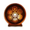 Lampada di Sale Himalaya Chackra BiciBio Bioprofumeria