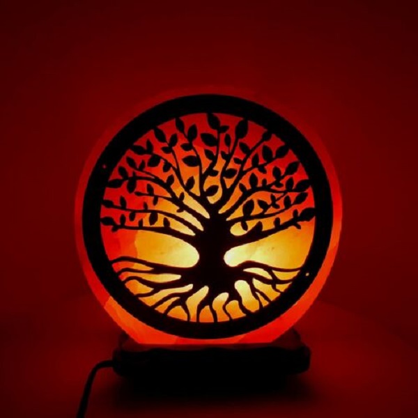Lampada di sale Himalaya Albero Della Vita BiciBio Bioprofumeria