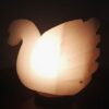 Lampada di Sale Bianco Himalaya Cigno BiciBio Bioprofumeria