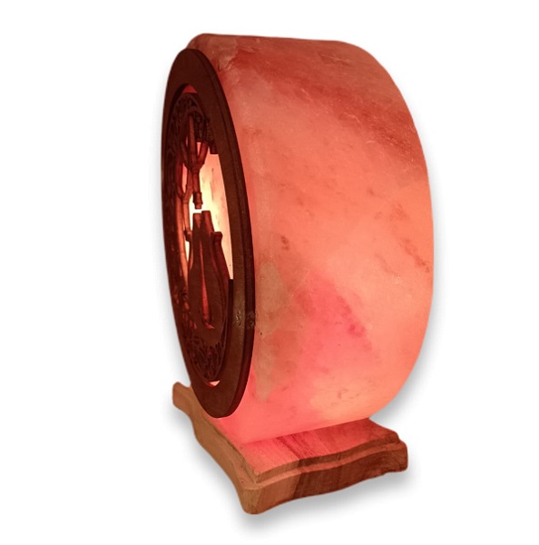Lampada di Sale Himalaya Gatti al Chiaro di Luna BiciBio Bioprofumeria