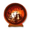 Lampada di Sale Himalaya Gatti al Chiaro di Luna BiciBio Bioprofumeria