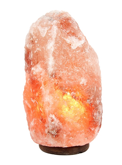 Lampada di Sale Rosa Himalayano Naturale Grezza