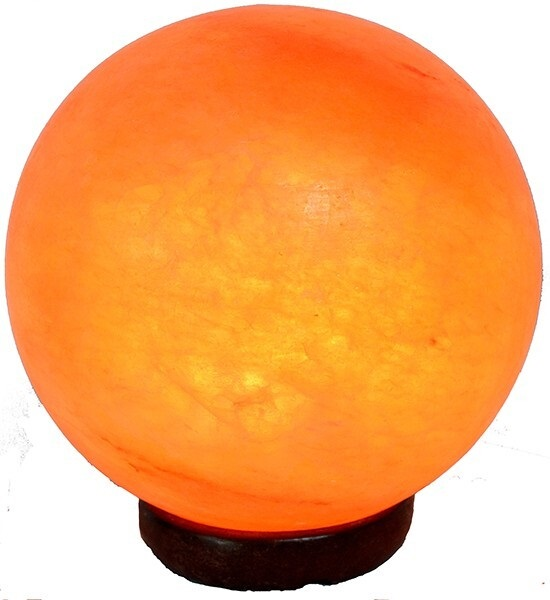 Lampada di Sale Rosa Himalaya Sfera Grande BiciBio Bioprofumeria