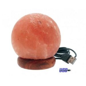 Lampade di Sale Himalaya Sfera USB BiciBio Bioprofumeria