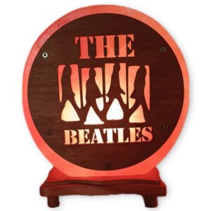 Lampada di Sale Himalayano 33 Giri The Beatles BiciBio Bioprofumeria