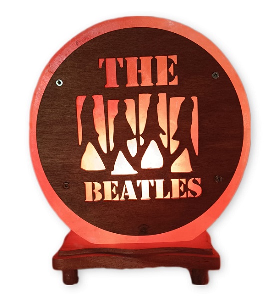 Lampada di Sale Himalayano 33 Giri The Beatles BiciBio Bioprofumeria