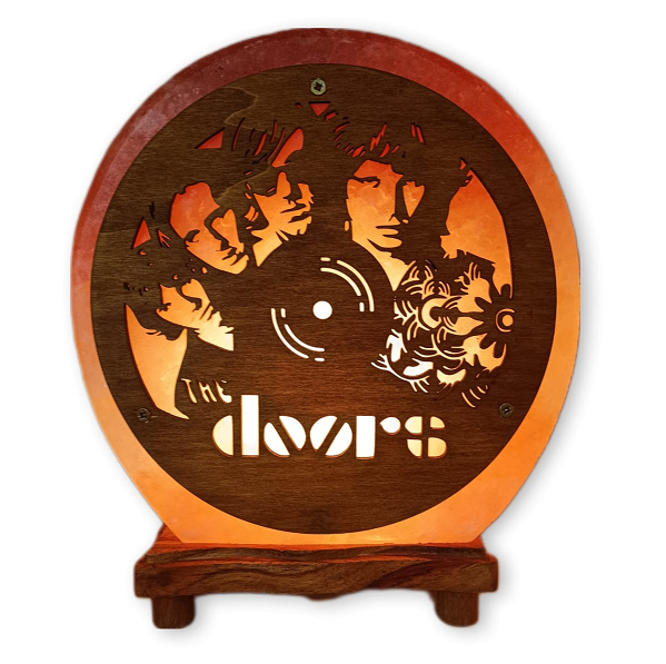 Lampada di Sale Himalayano 33 Giri The Doors BiciBio Bioprofumeria