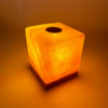 Lampada di Sale Himalaya Aroma Cubo Brucia Essenze BiciBio Bioprofumeria
