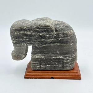 Lampada di Sale Himalayano Grigia Elefante BiciBio Bioprofumeria