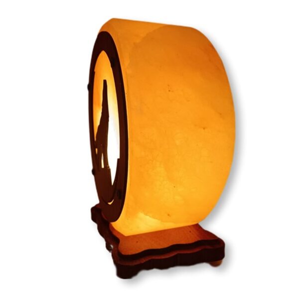 Lampada di Sale Himalayano Lupo Artigianale Bicibio Bioprofumeria