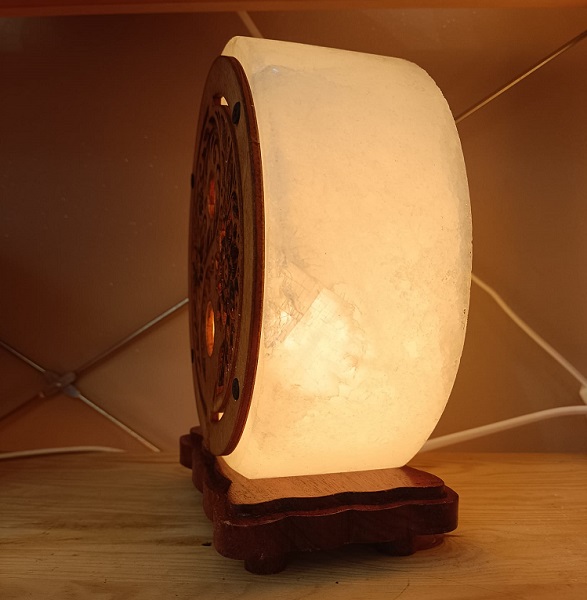 Lampada di Sale Himalayano Personalizzata Yin Yang Bicibio Bio Profumeria