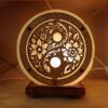 Lampada di Sale Himalayano Personalizzata Yin Yang Bicibio Bio Profumeria