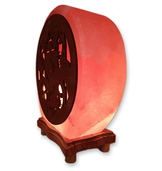 Lampada di Sale Himalayano 33 Giri Pink Floyd BiciBio Bioprofumeria