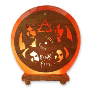 Lampada di Sale Himalayano 33 Giri Pink Floyd BiciBio Bioprofumeria