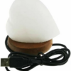 Lampada di Sale Himalaya USB Cuore Bianco BiciBio Bioprofumeria