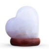 Lampada di Sale Himalaya USB Cuore Bianco BiciBio Bioprofumeria