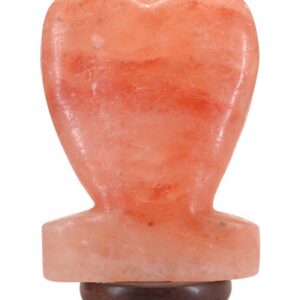Lampada di Sale rosa Himalayano Cuore Verticale BiciBio Bioprofumeria Palermo