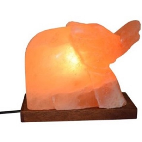 Lampada di Sale Himalayano Elefante BiciBIo Bioprofumeria