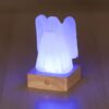 Lampada di Sale Himalayano Angelo LED RGB a Batteria Naturale Palermo