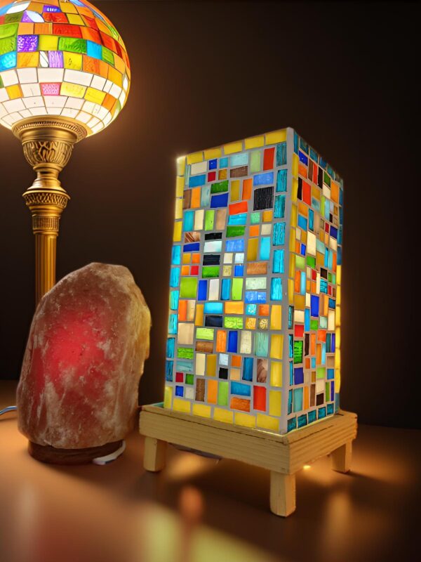 Lampada Mosaico Vetro BiciBio Bioprofumeria