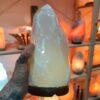Lampada di Sale Bianco Himalayano Naturale 2-3 kg Senza Fili a Batteria LED Ricaricabile®