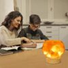 Lampada di Sale Himalayano a Batteria Senza Fili Personalizzata – Lampada Sale Portatile LED | BiciBio Bioprofumeria Palermo