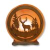 Lampada di Sale Himalaya Personalizzata Paesaggio Montano BiciBio Bioprofumeria