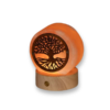 Lampada di Sale Himalayano Albero della Vita a Batteria LED – Luce Naturale Relax