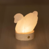 Lampada di Sale Himalayano Cigno a Batteria RGB Palermo Sicilia