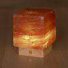 Lampada Sale Himalayano Cubo 2Kg LED RGB a Batteria Senza Fili