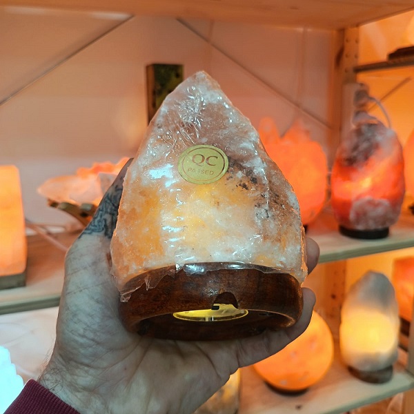 Lampada di Sale Himalayano Naturale 2-3 kg Senza Fili a Batteria LED Ricaricabile®