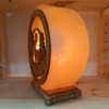 Lampada di Sale Himalaya Personalizzata Paesaggio Montano BiciBio Bioprofumeria