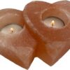 Portacandela in Sale Himalaya Doppio Cuore Bicibio Bioprofumeria