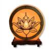 Lampada di sale Himalayano personalizzata Lumina Lotus BiciBio Bioprofumeria